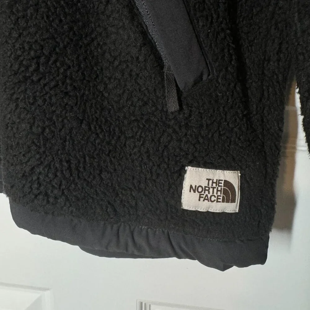 The North Face Cragmont Full Zip Fleece‎ Black Jacket Size L